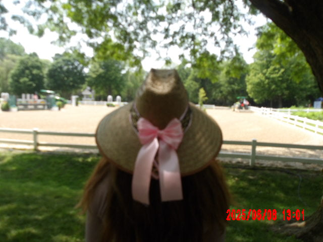 "It Girl" Leopard/Pink Bow Sunhat
